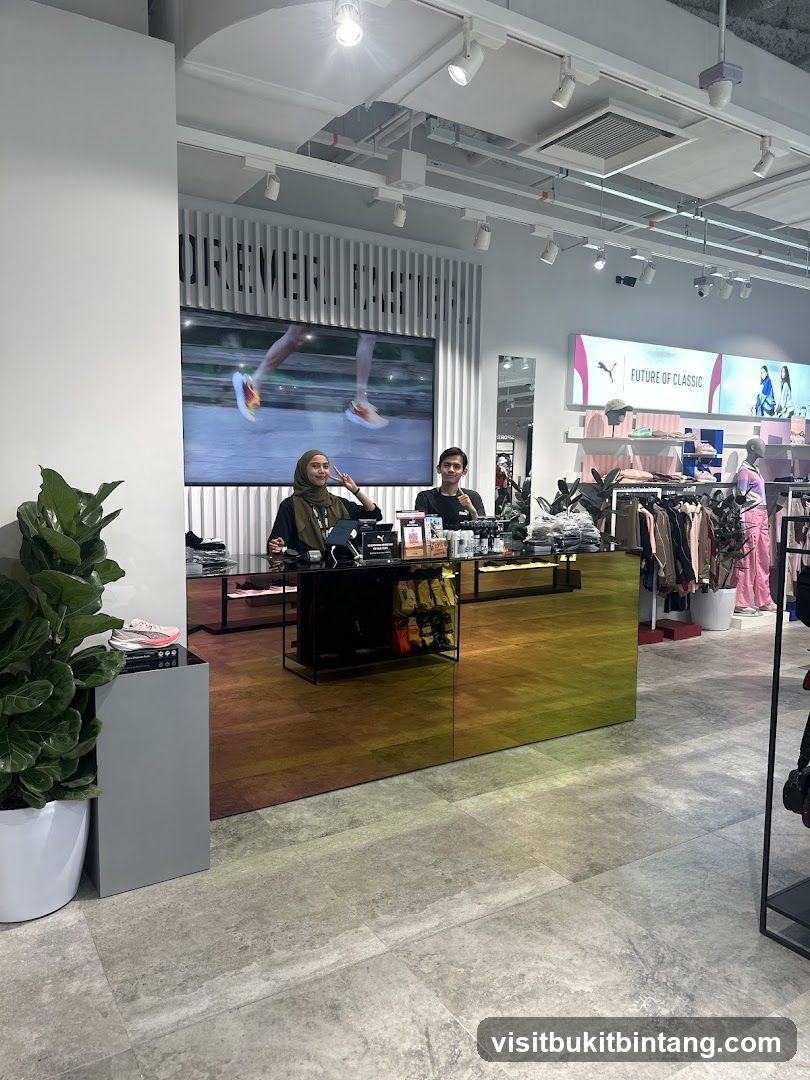 Retail Store Interior with Staff and Merchandise