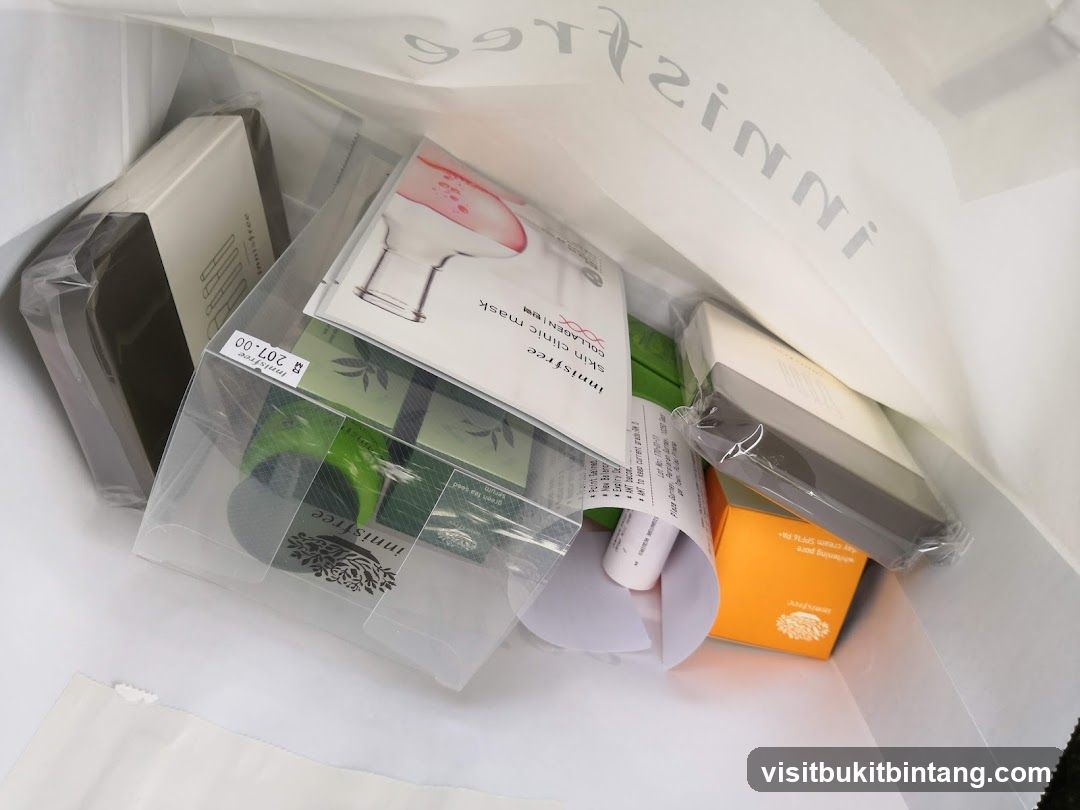Innisfree Shopping Bag Contents
