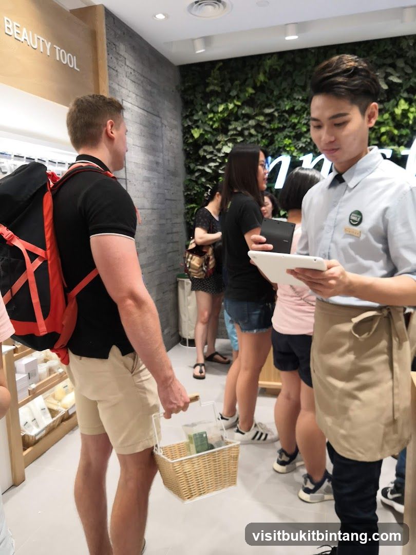 Customers in a store