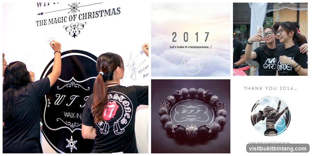 Collage of promotional images