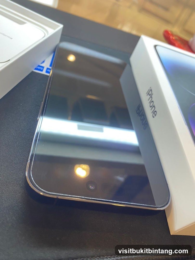 iPhone Box and Phone