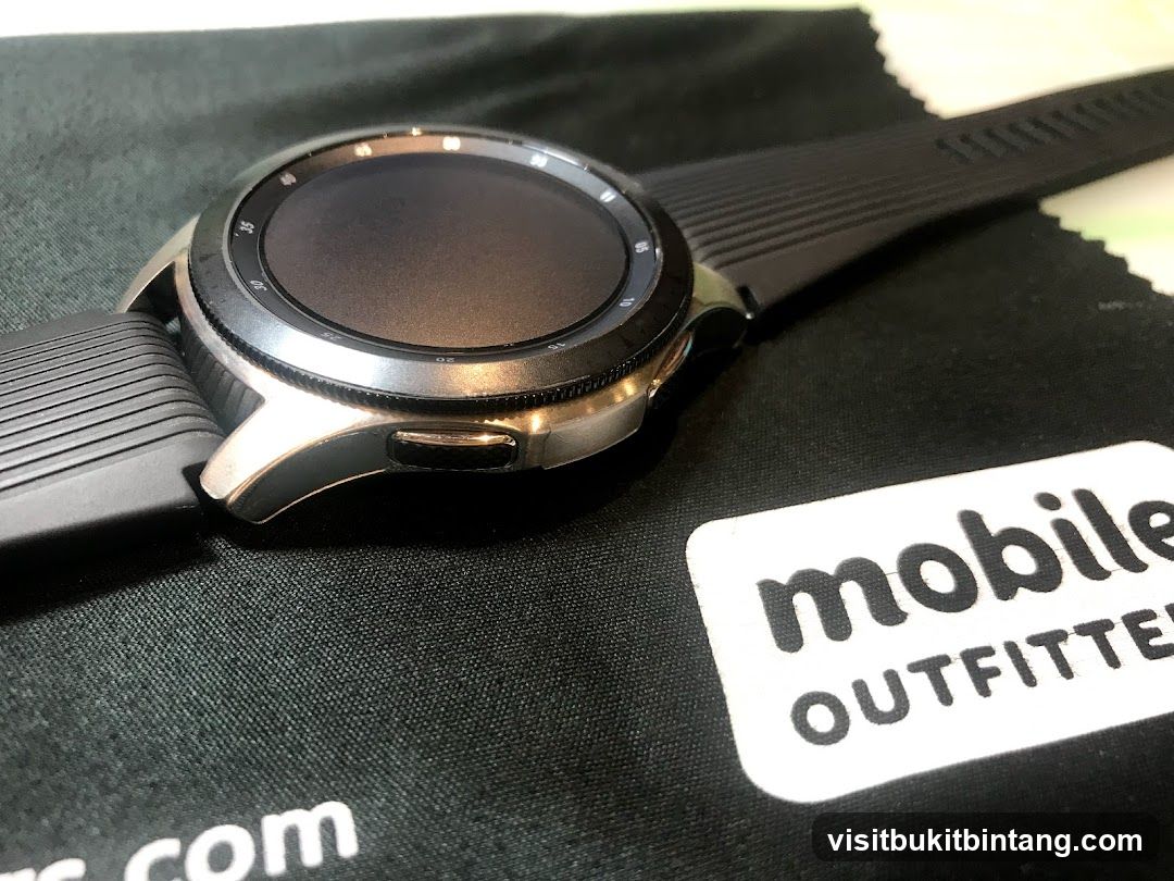 Smartwatch on branded cloth