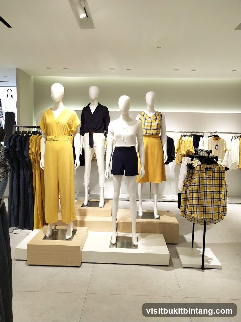 Mannequins in a clothing store