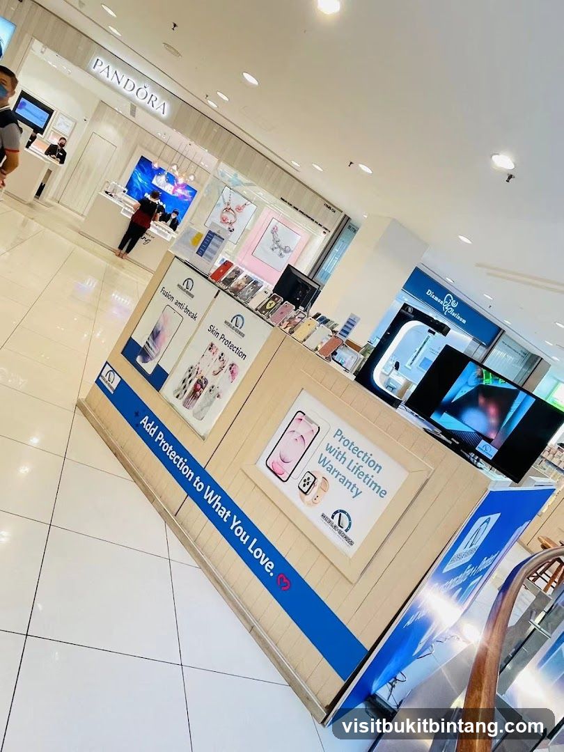 Mall Kiosk with Pandora Storefront