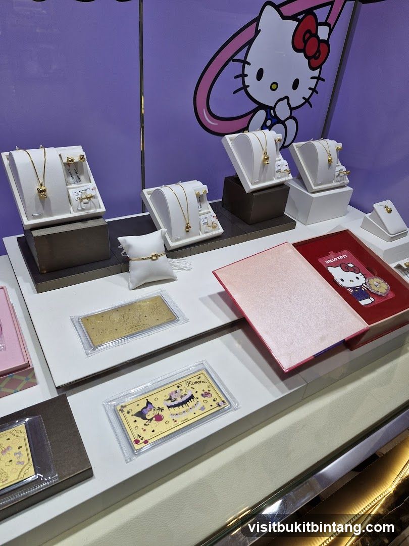 Hello Kitty and Kuromi Themed Jewelry Display