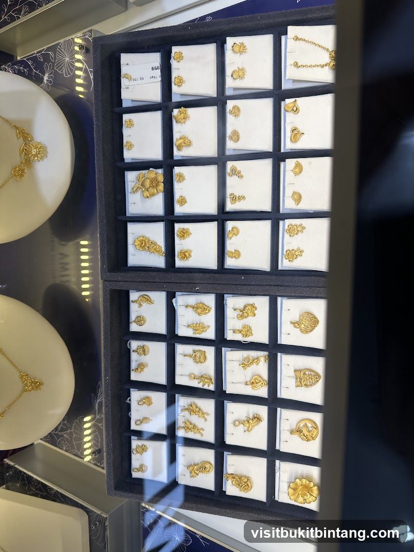 Gold Jewelry Display