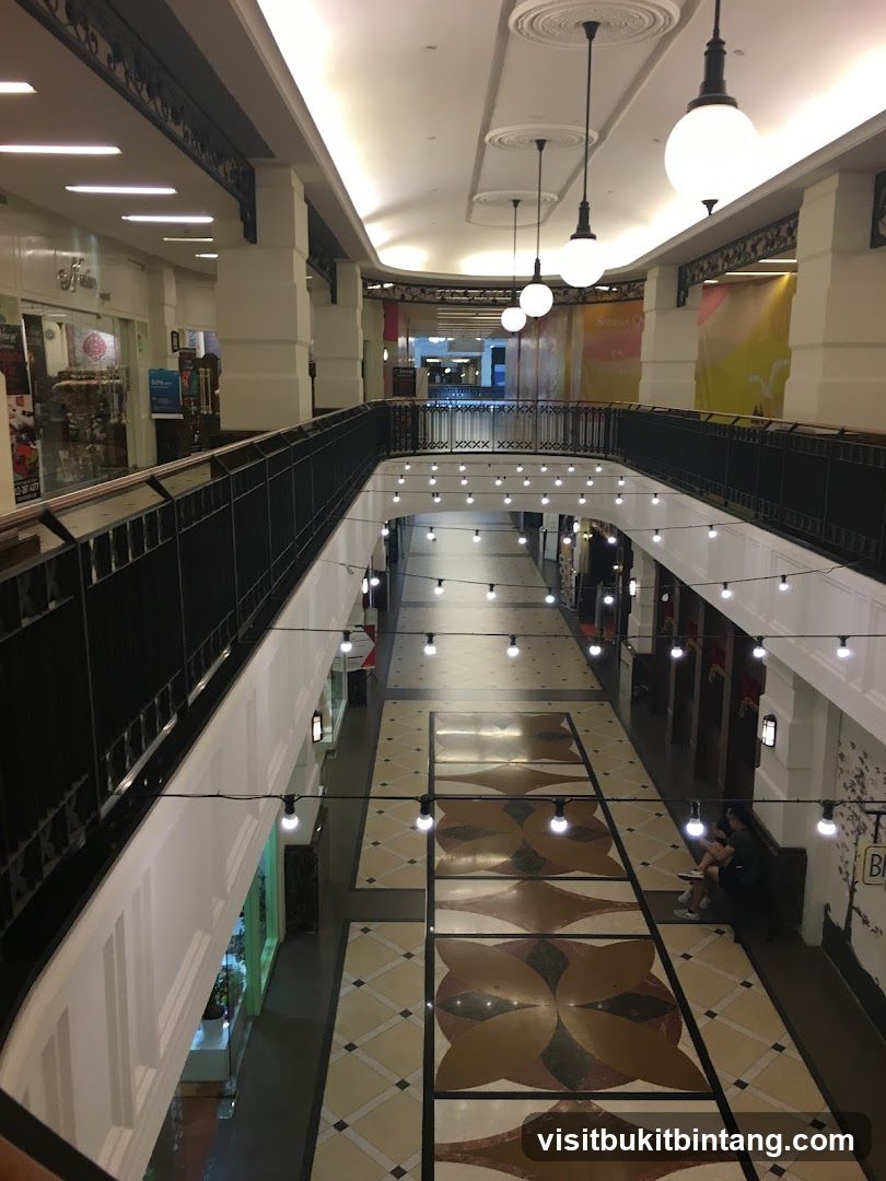 Interior of a shopping mall