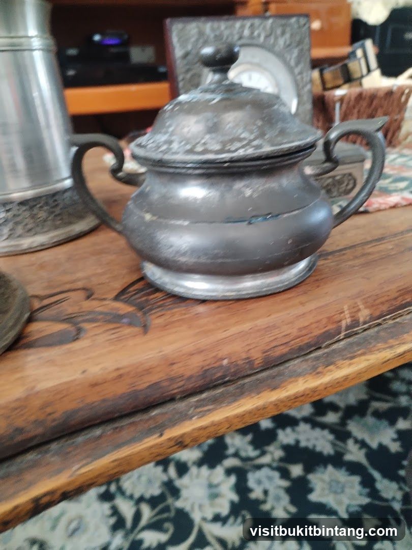 Antique Sugar Bowl and Pitcher