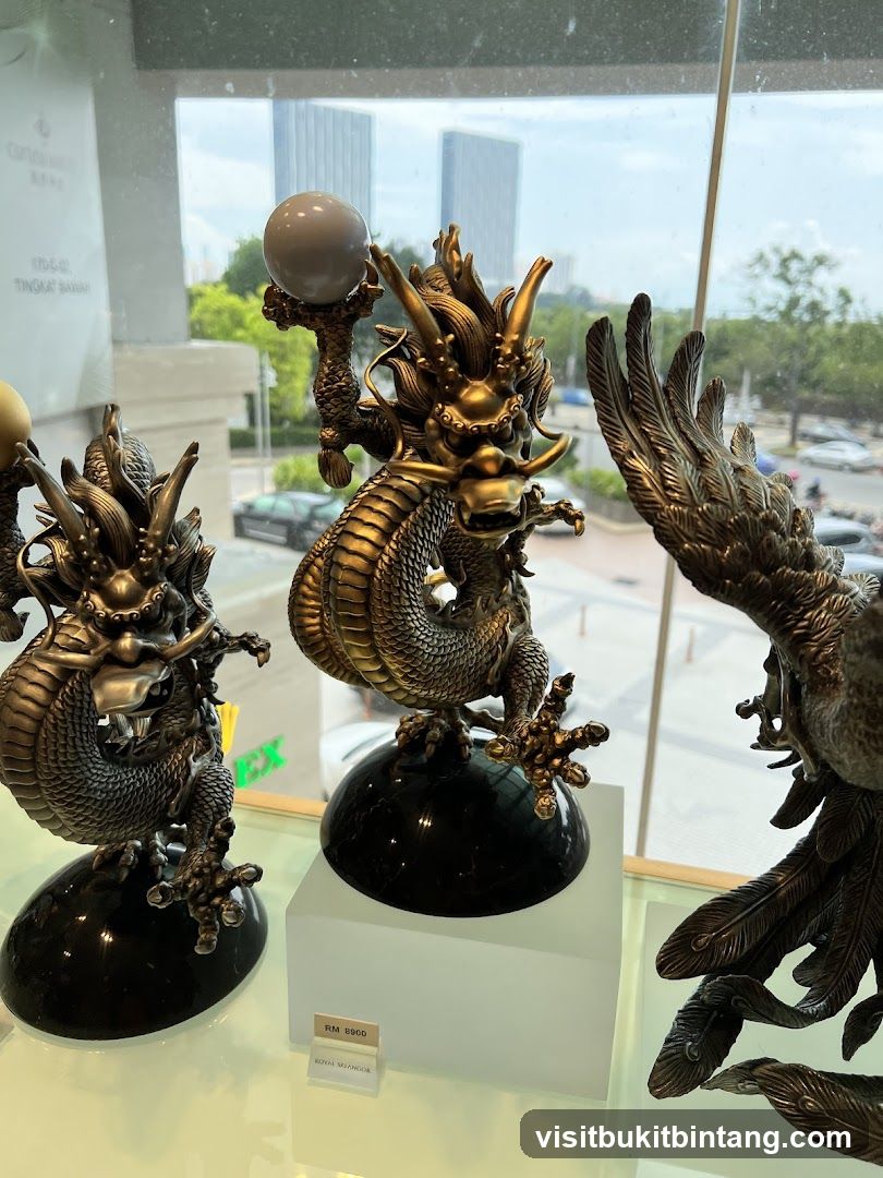 Dragon and Phoenix Statues