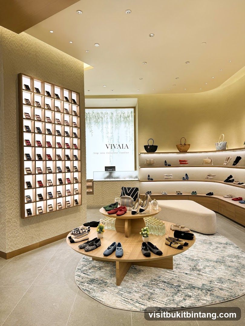 VIVAIA Shoe Store Interior