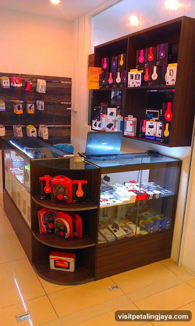 Electronics Store Interior