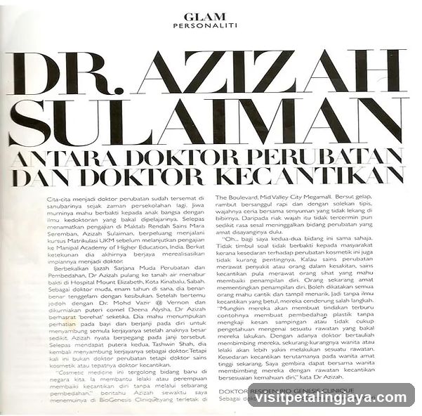 GLAM PERSONALITI - Dr. Azman Sulaiman