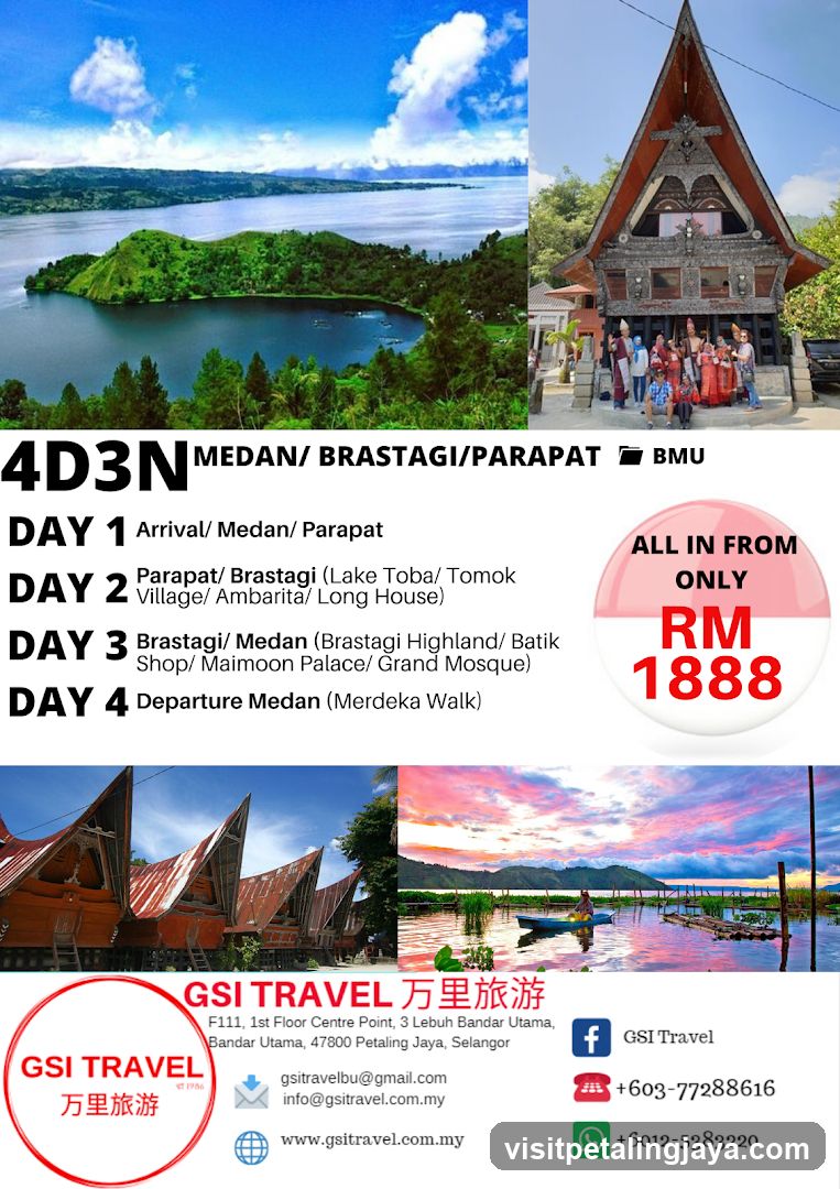 4D3N MEDAN/ BRASTAGI/PARAPAT