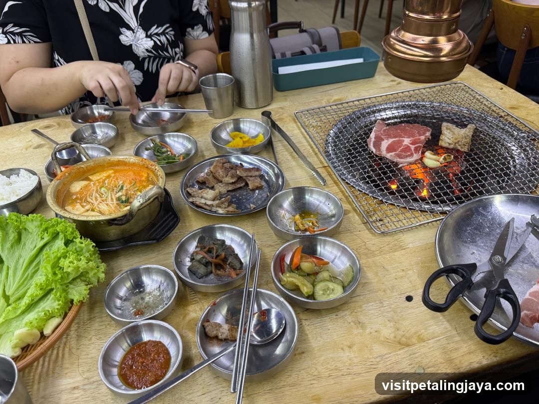 Korean BBQ Meal Spread