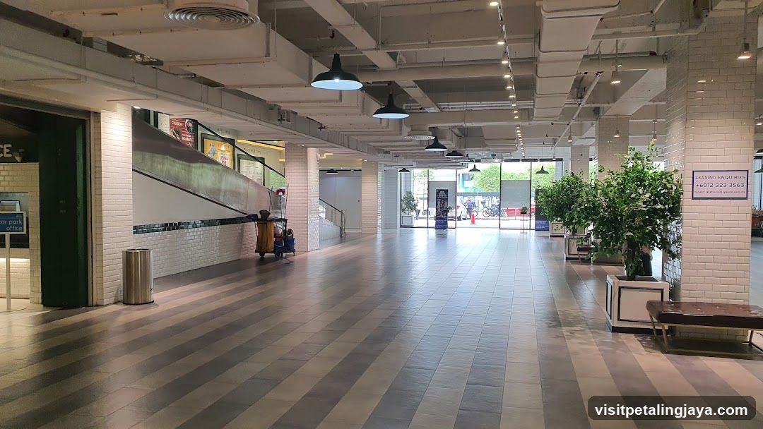 Interior Corridor with Staircase and Plants