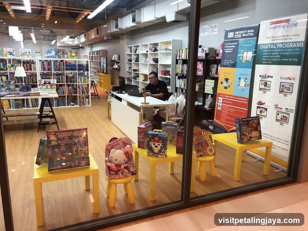 UCSI University Bookstore Interior Display