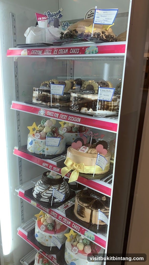 Ice Cream Cakes Display