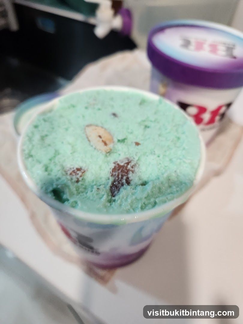 Mint Chocolate Chip Ice Cream