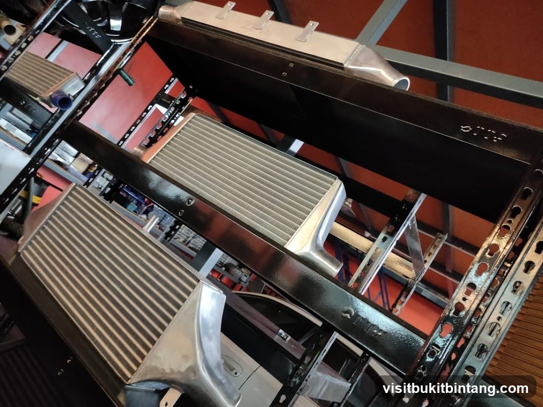 Automotive Intercoolers on Display