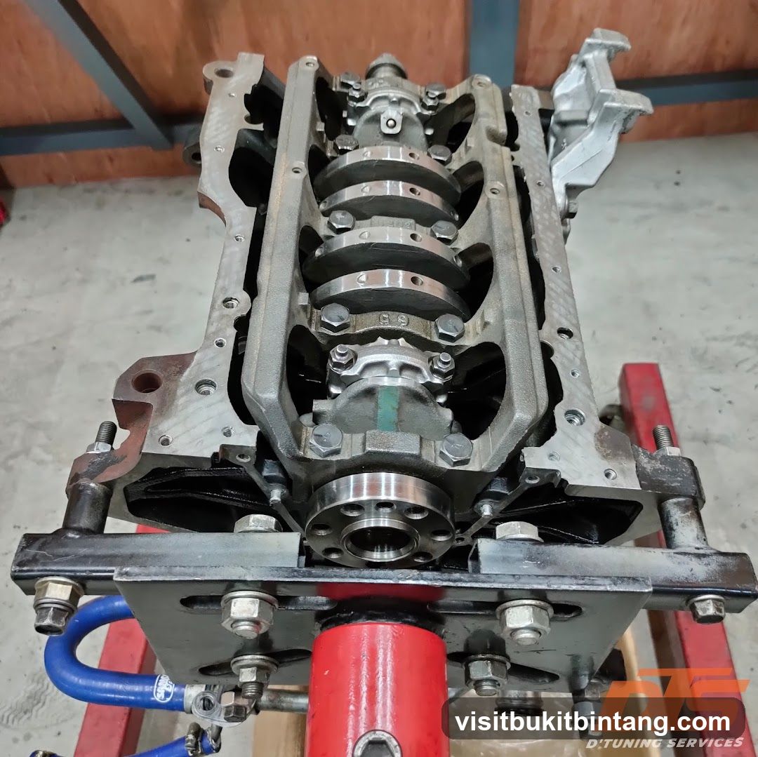 Engine Block on Stand