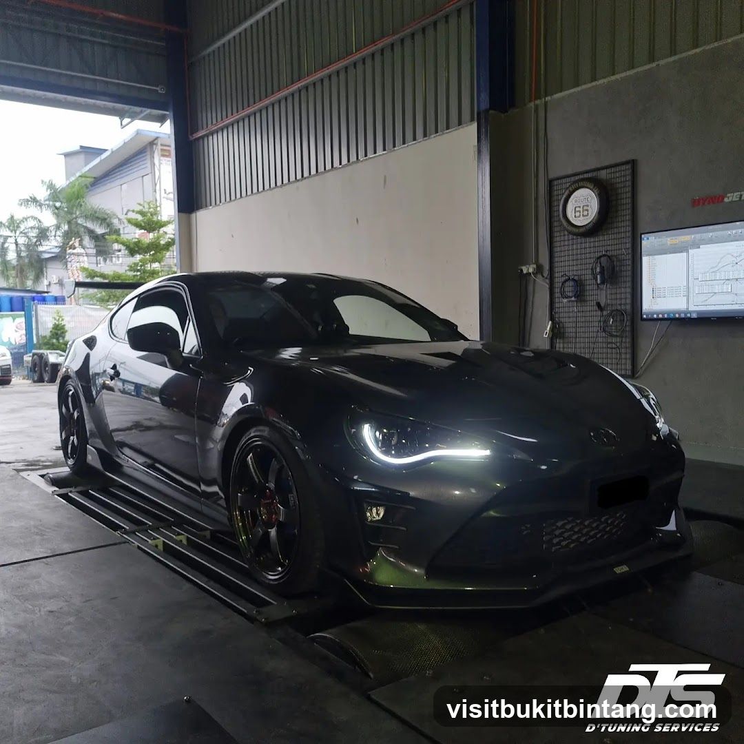 Car on Dynamometer