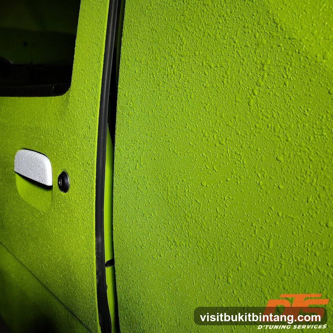 Textured Green Vehicle Door