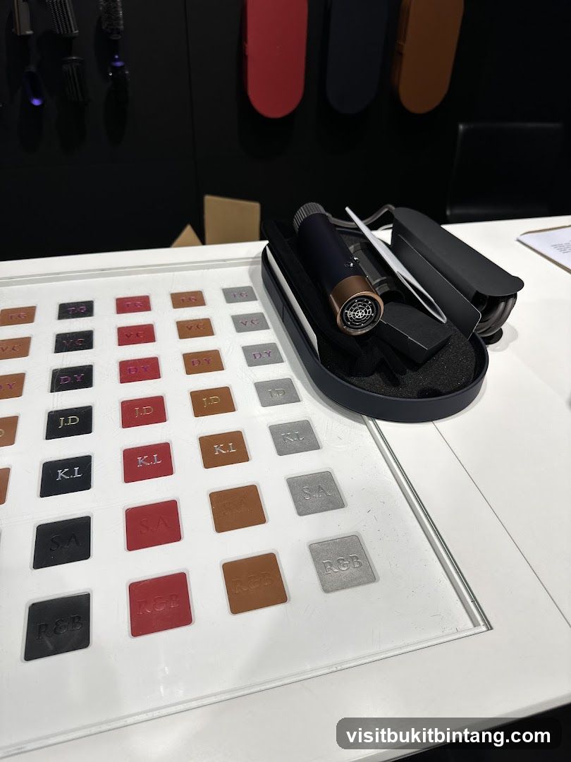 Product Display with Samples