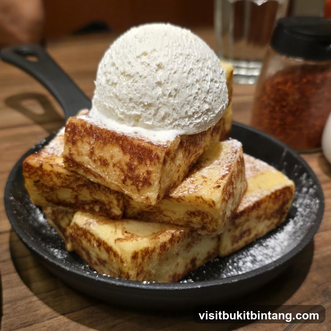 French Toast with Ice Cream