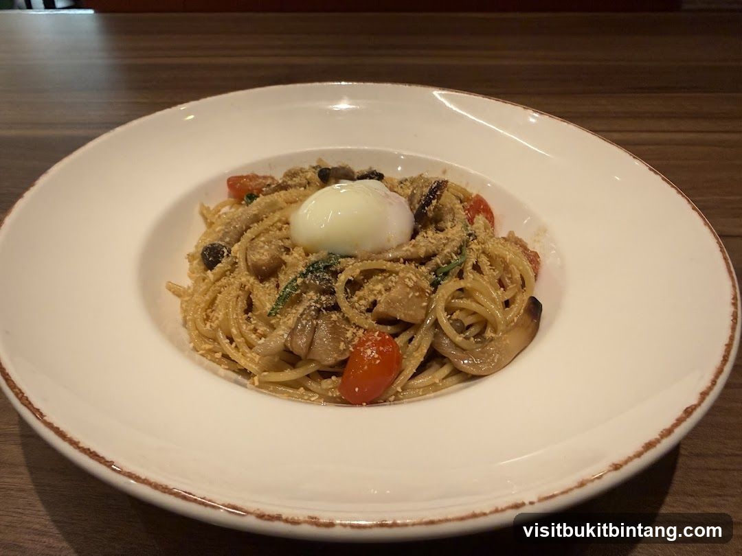 Pasta with Poached Egg
