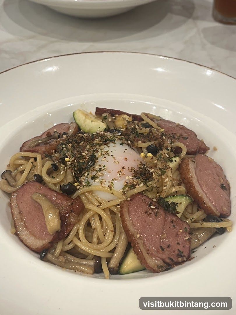 Pasta with Duck and Egg