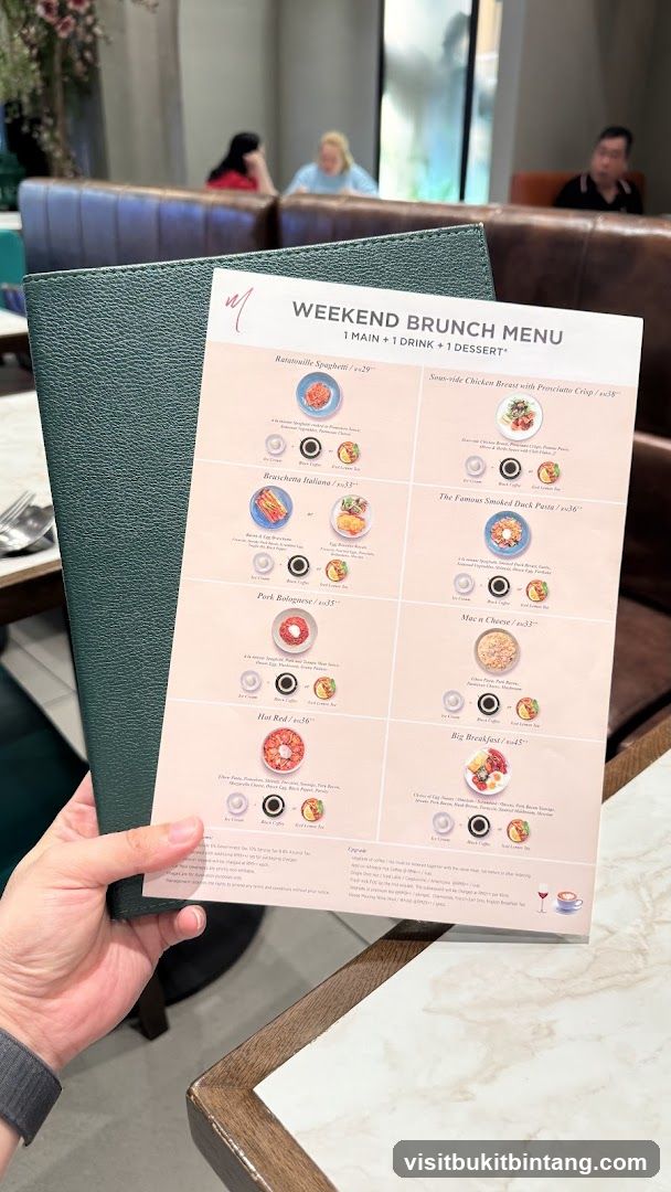 Weekend Brunch Menu