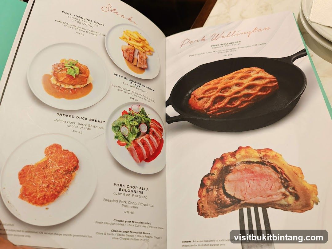 Steaks & Pork Wellington