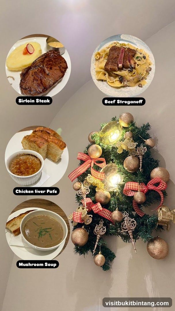 Christmas Decorations and Food