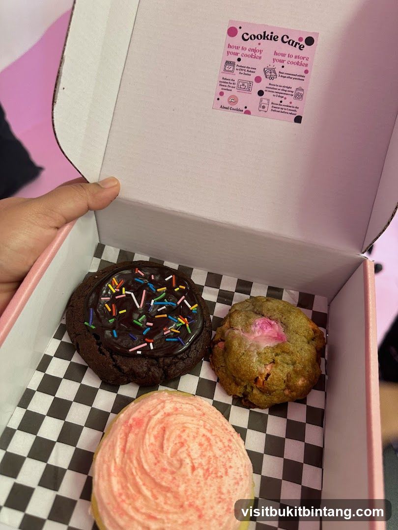 Cookies in a box