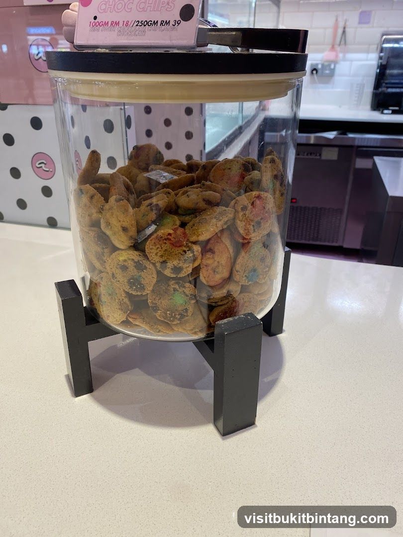Choc Chips Cookies Display
