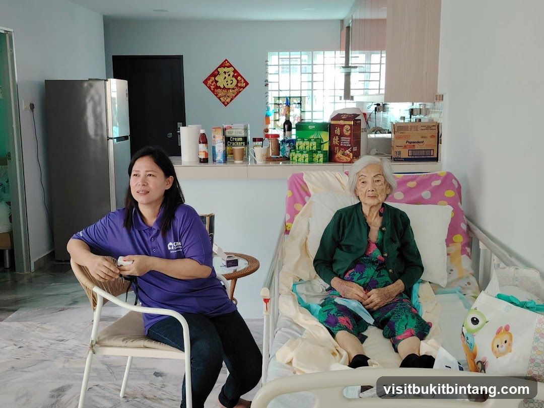 Caregiver and Elderly Woman