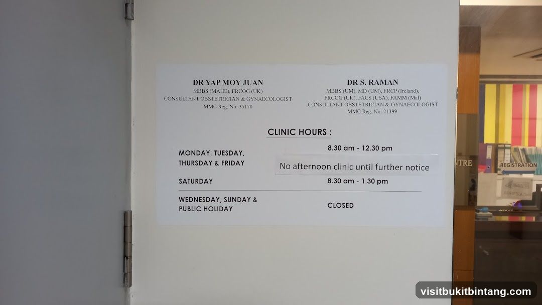 Clinic Hours and Doctor Information