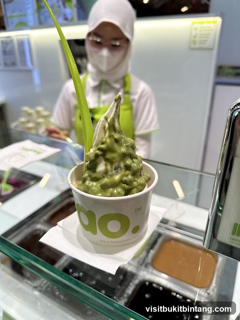 Matcha Soft Serve Ice Cream
