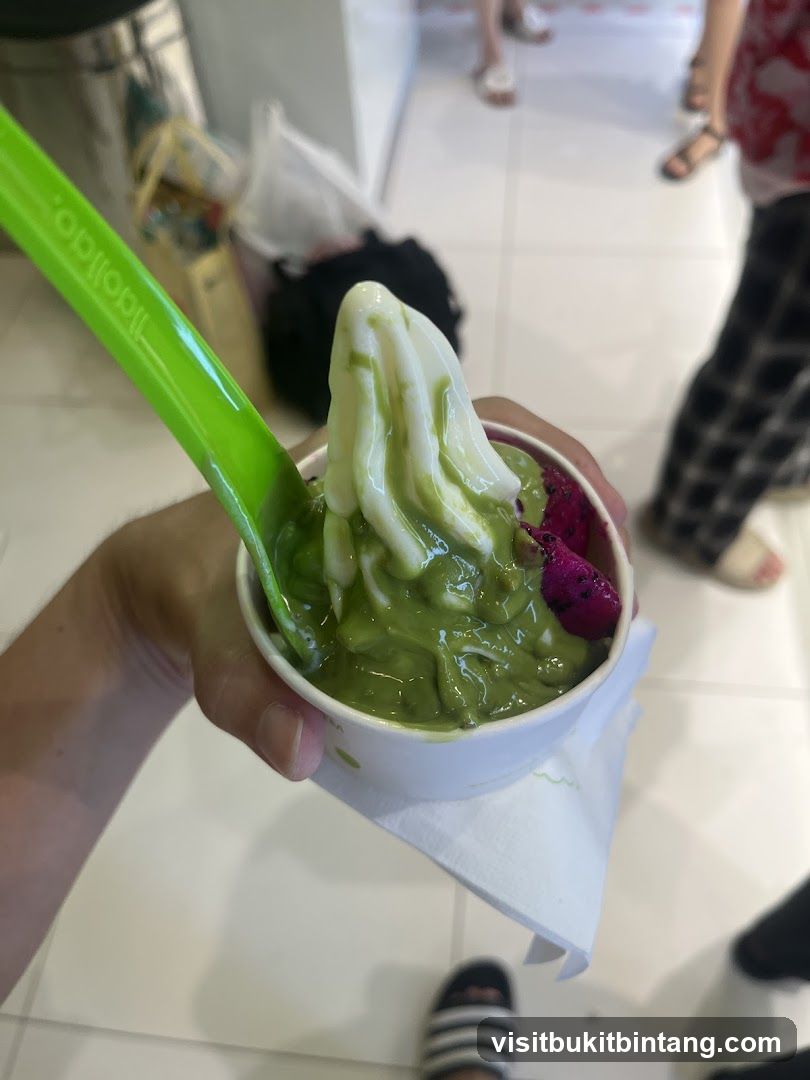 Matcha Soft Serve Ice Cream