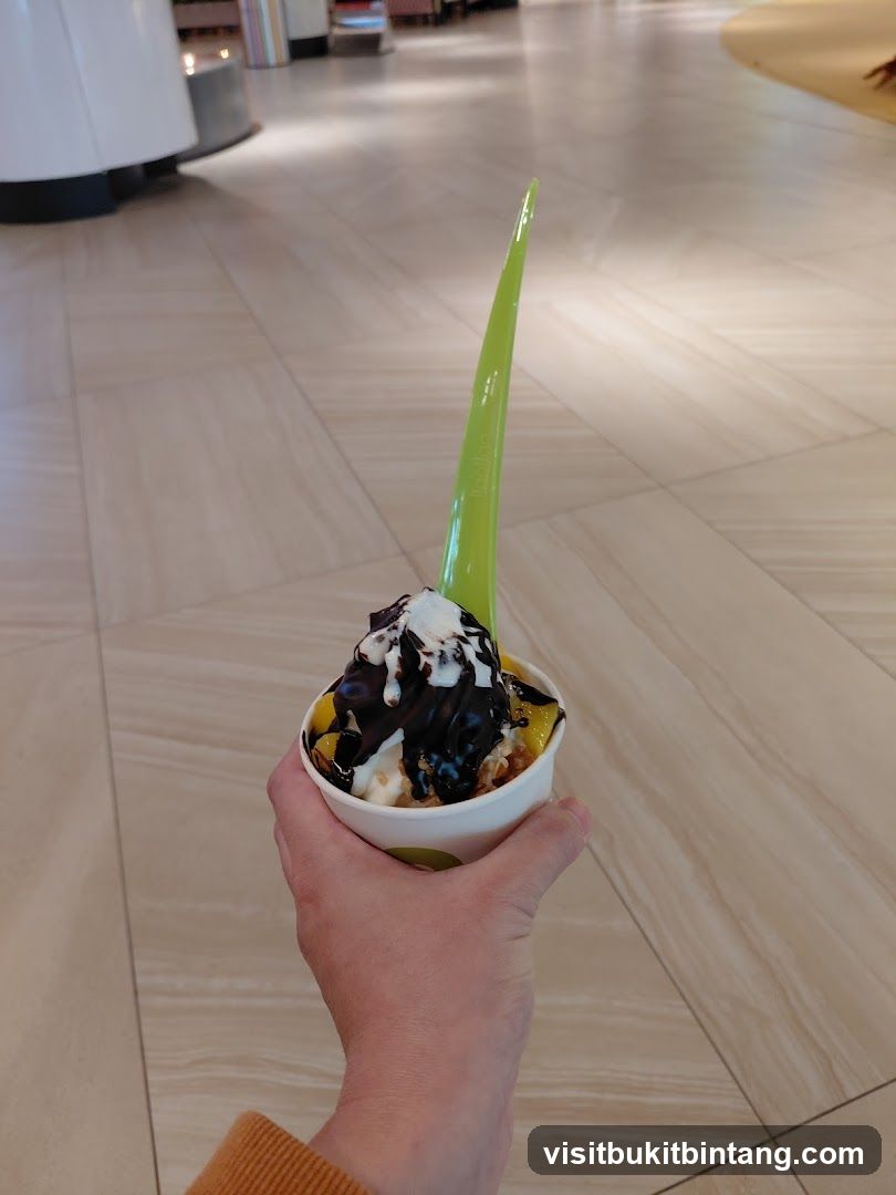 Frozen Yogurt with Toppings