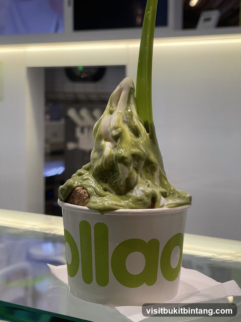 Matcha Soft Serve Ice Cream