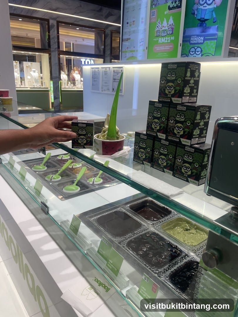 Ice Cream Toppings Display