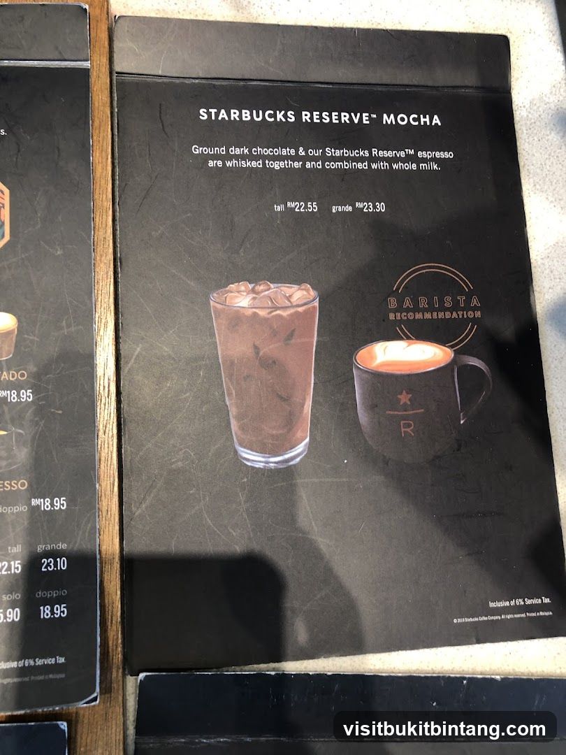 STARBUCKS RESERVE™ MOCHA