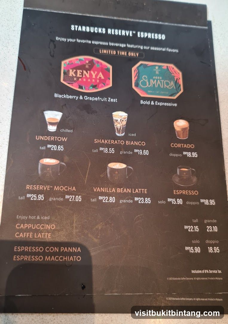 Starbucks Reserve Espresso