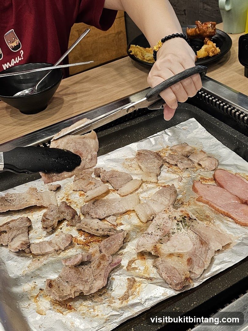 Grilling Meat