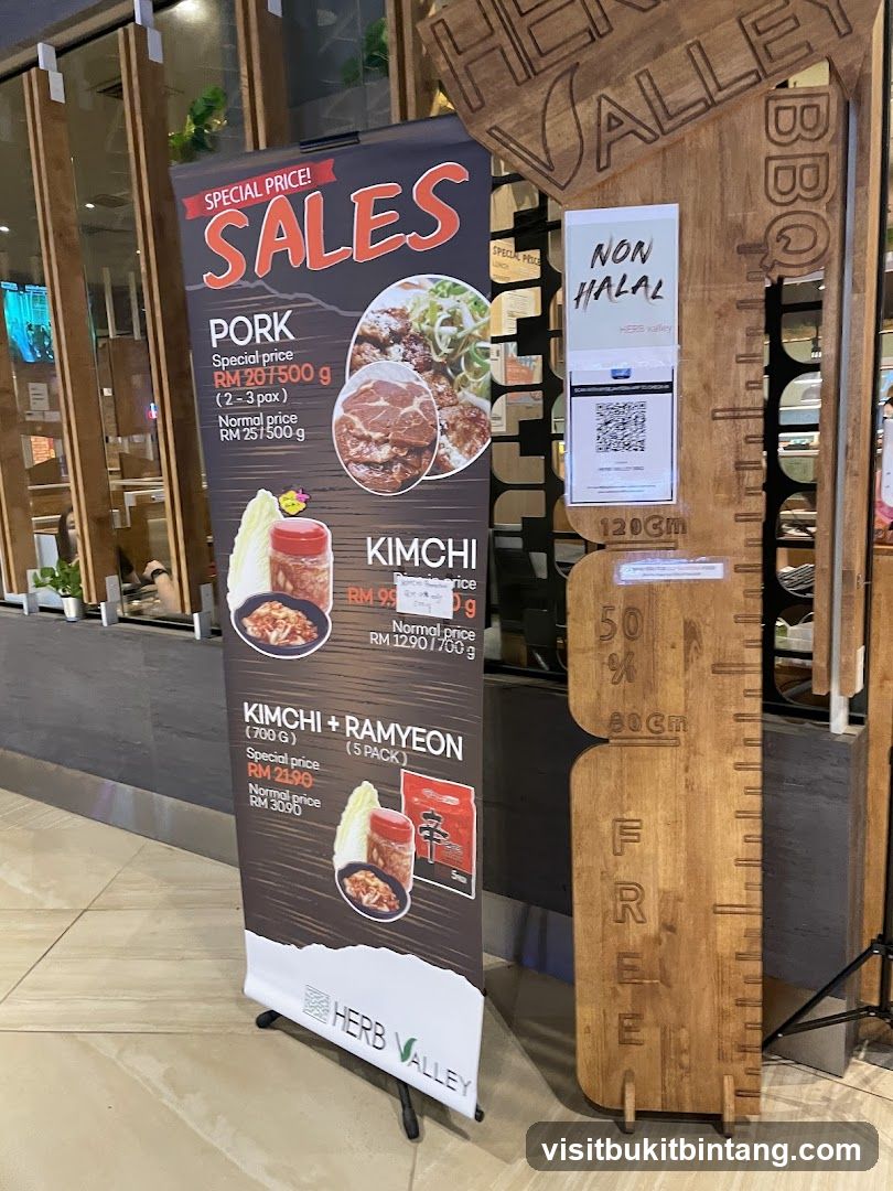 Sales Banner for Pork and Kimchi