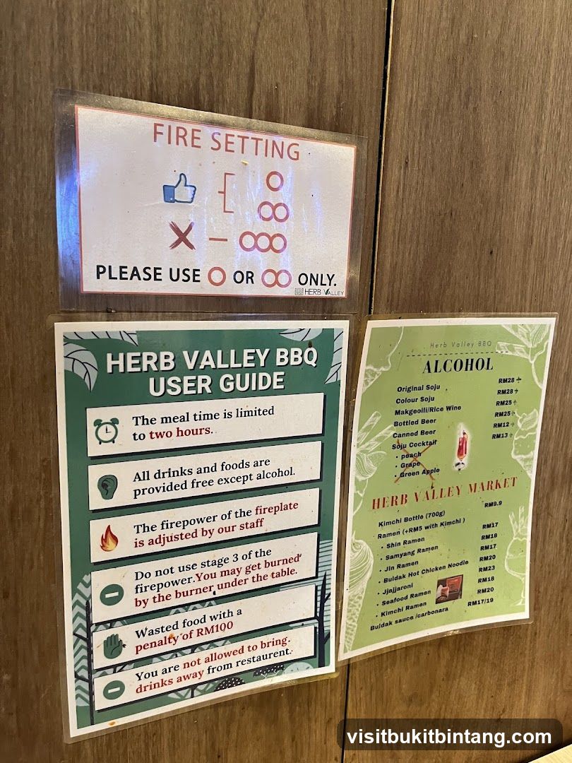 Herb Valley BBQ User Guide and Menu