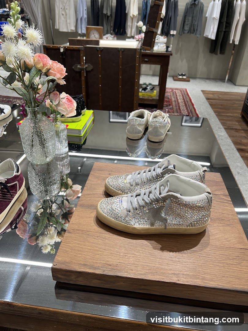 Sparkling Sneakers Display