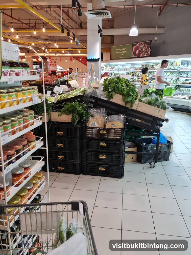 Grocery Store Produce Aisle