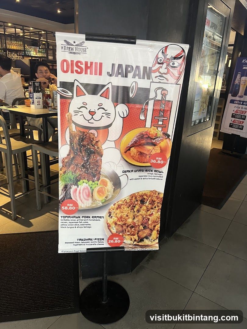 Oishii Japan Menu